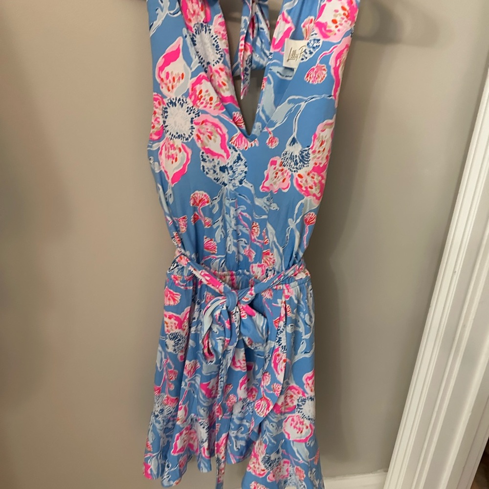 Lily Pulitzer floral halter romper  NWT
